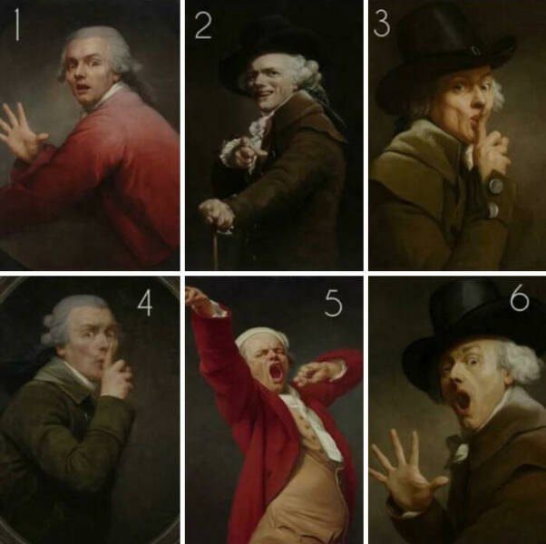 "Joseph Ducreux And His Self Potraits (1700s)"