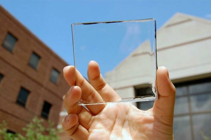 "Transparent Solar Panels"