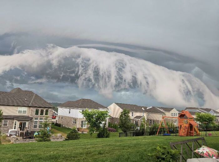 These Clouds That Look Like The Ocean