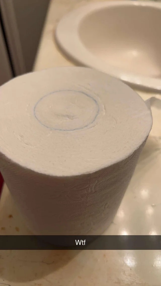 This roll of toilet paper with no core