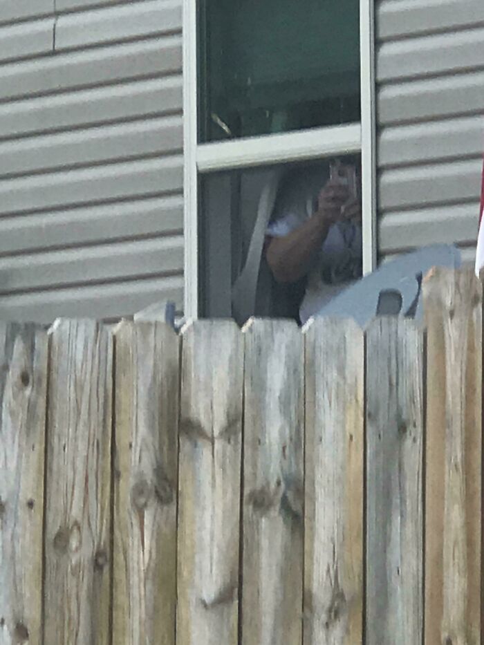 My Nosey Neighbor Filming Us Again!!!
