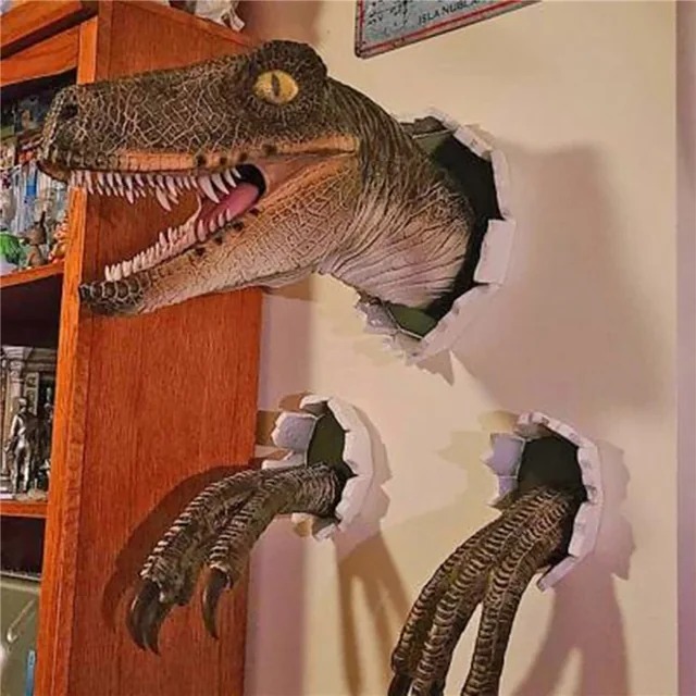 dinosaur wall mount