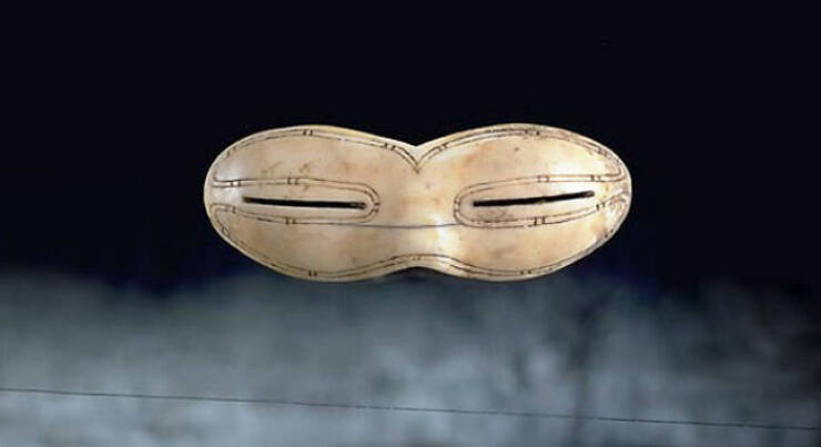 Oldest Sunglasses (800 Years Old)

The world’s oldest sunglasses were discovered on Baffin Island in Canada. They were snow goggles, designed to reduce the sun’s glare reflecting from the snow.