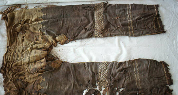 Oldest Pants (3,300 Years Old)

The oldest pair of pants in the world is 3,300 years old, and it was found in Western China.