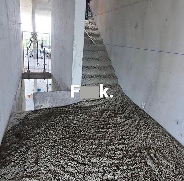 construction fails - floor - Fk. k.