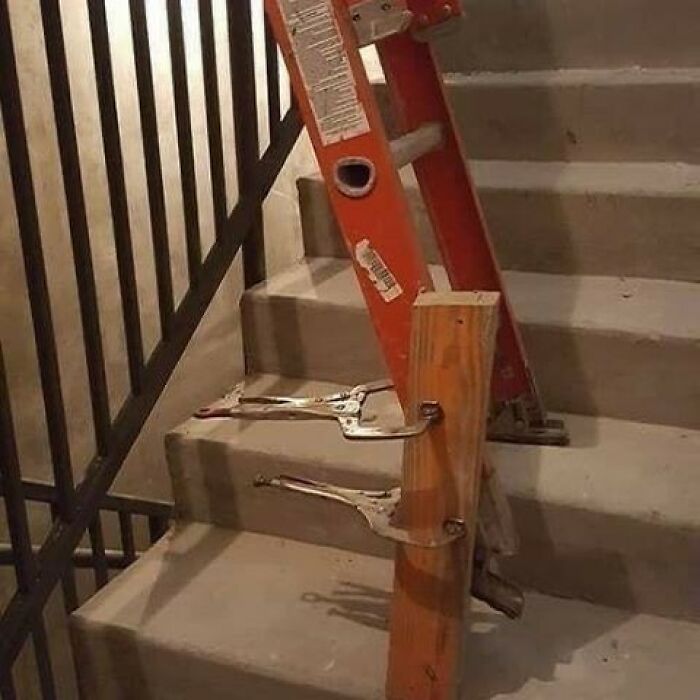 construction fails - ladder