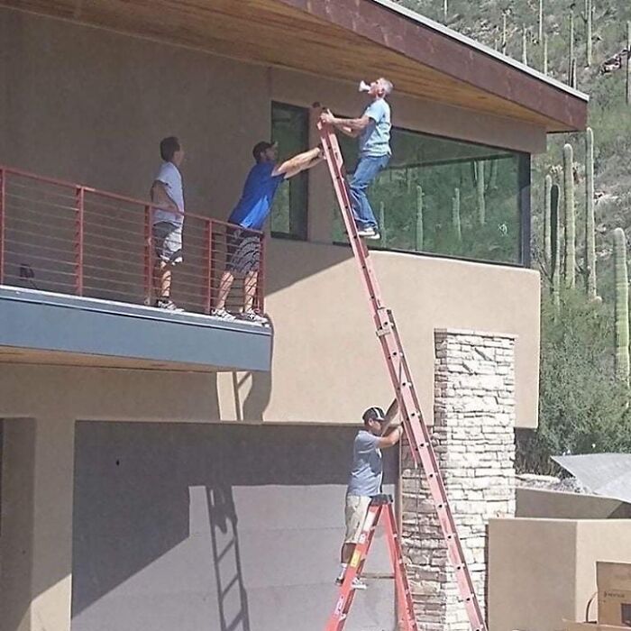 construction fails - funny ladder fails - Va'S