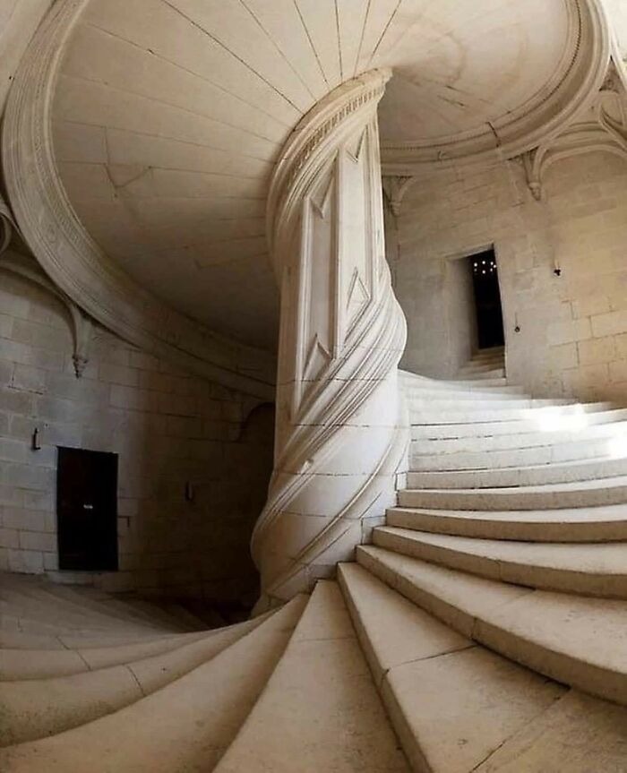 Staircase Designed By Leonardo Da Vinci, 1516