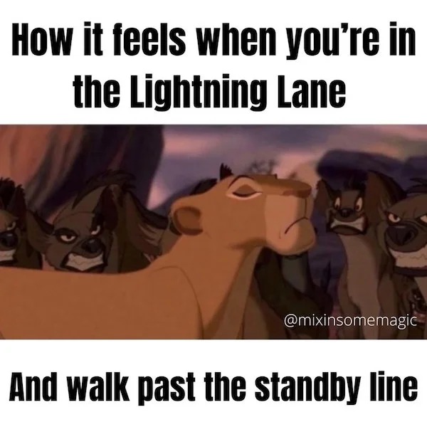 fresh memes - horse - How it feels when you're in the Lightning Lane And walk past the standby line