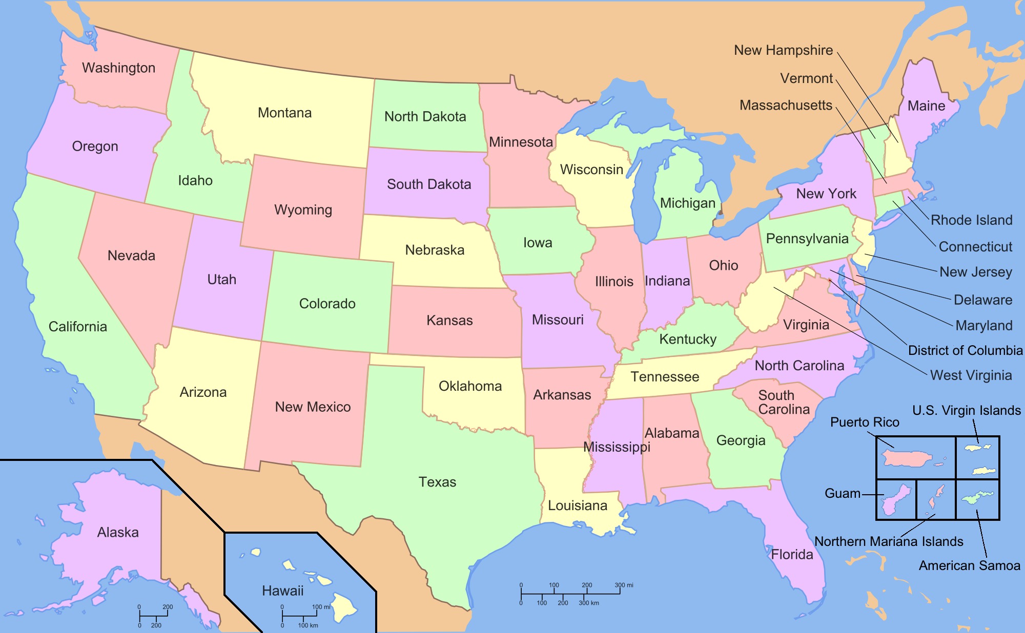 27 US states are actually farther north than the southernmost point of Canada