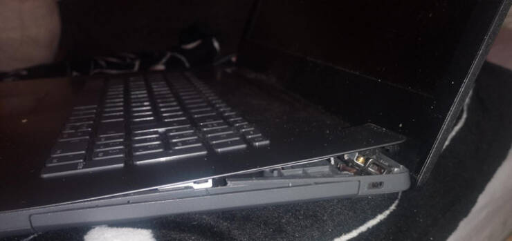 “I accidentally left my laptop bag on my car roof, and drove off with it still on top.”