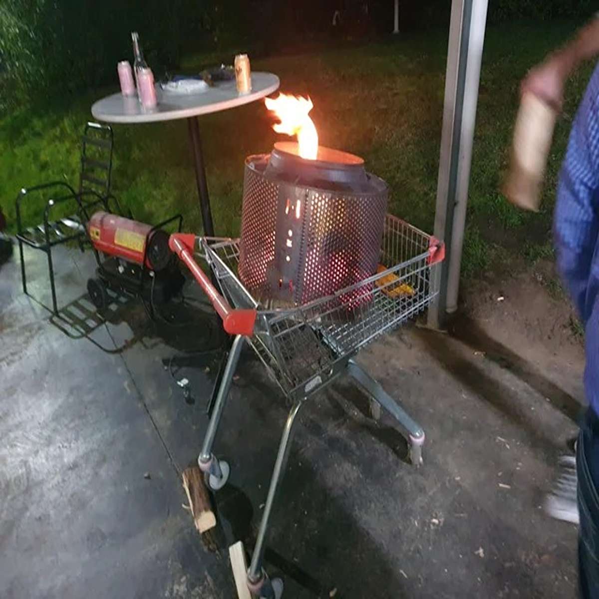 Backyard portable heater - Tassie, Australia