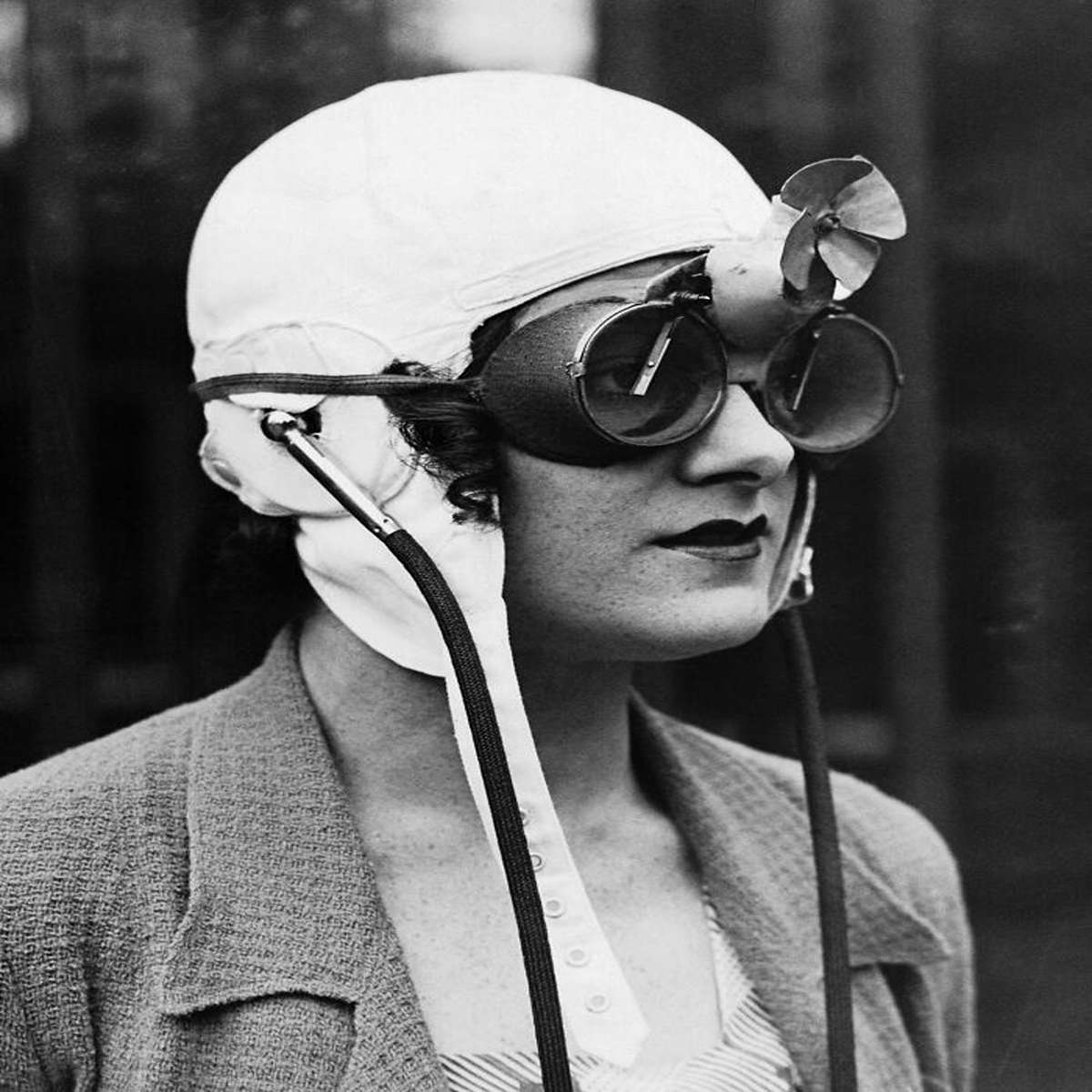 ridiculous pics from the past - racing driver goggles