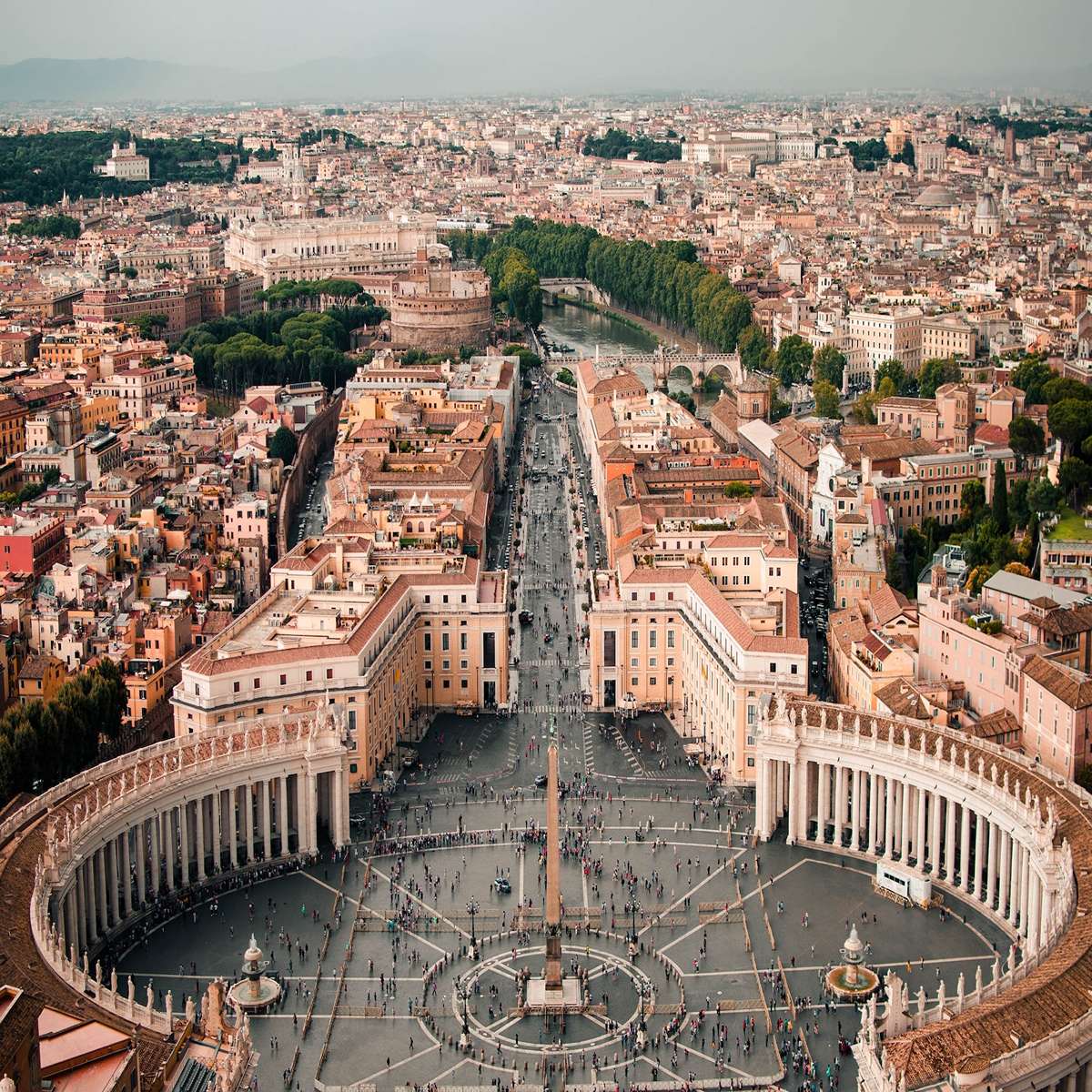 Vatican City contains 5.9 popes per square mile.