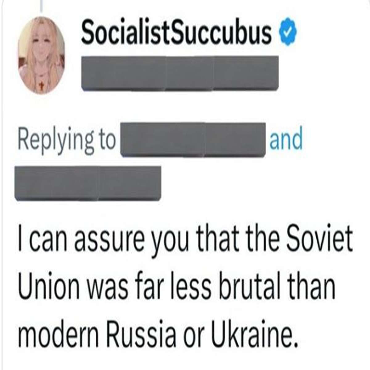 delusional people - smoking bumper stickers - SocialistSuccubus and can assure you that the Soviet Union was far less brutal than modern Russia or Ukraine.