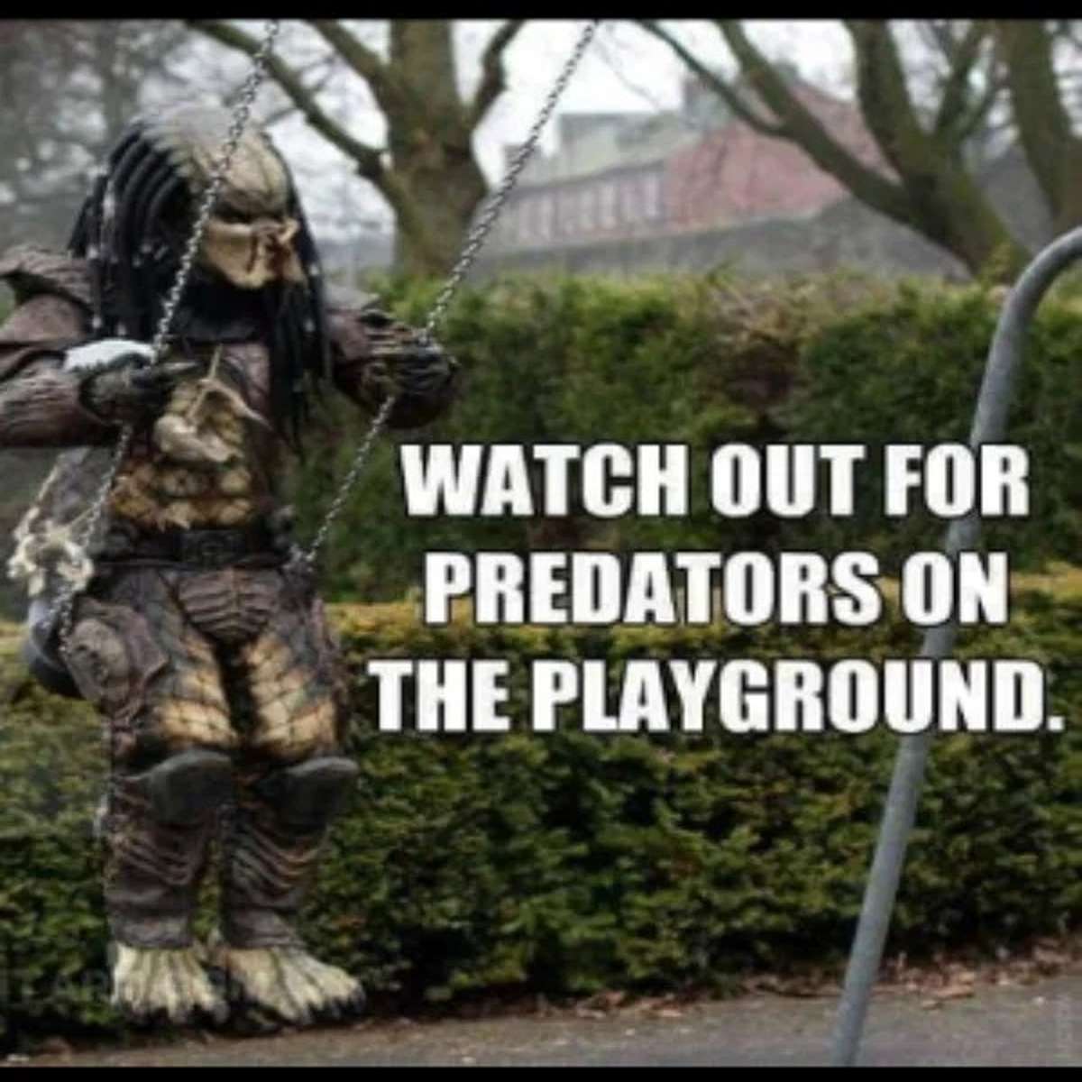 fresh memes - tree - Watch Out For Predators On The Playground.