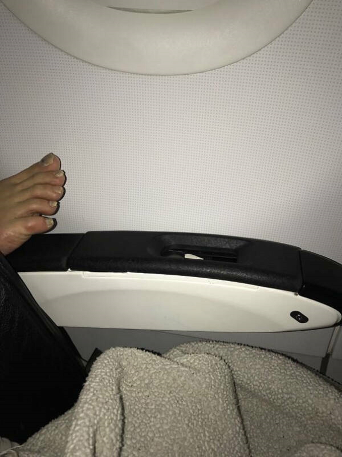 “Paid extra for a window seat to stay away from people and…”