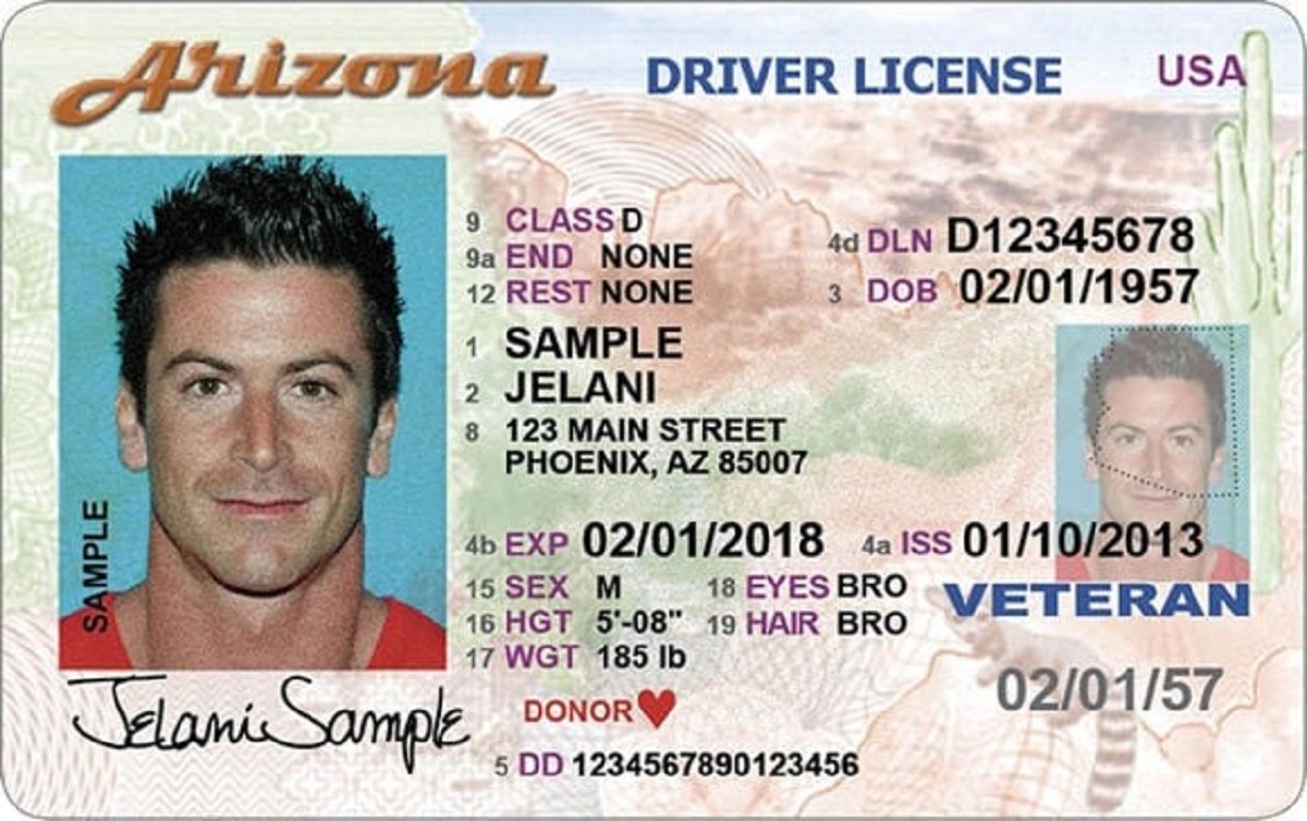 Arizona driver licenses don’t need to be renewed until the resident is 65 years old; the same license can be used for 5 decades