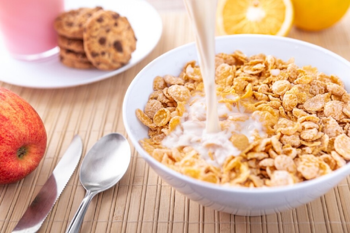 Saving your milk from your bowl of cereal in a jug in the fridge for guests.