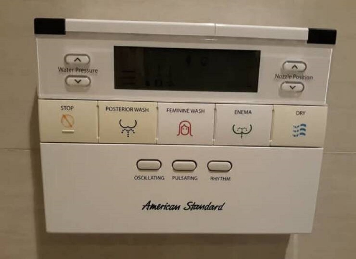 This bidet in Thailand was quite...comprehensive.