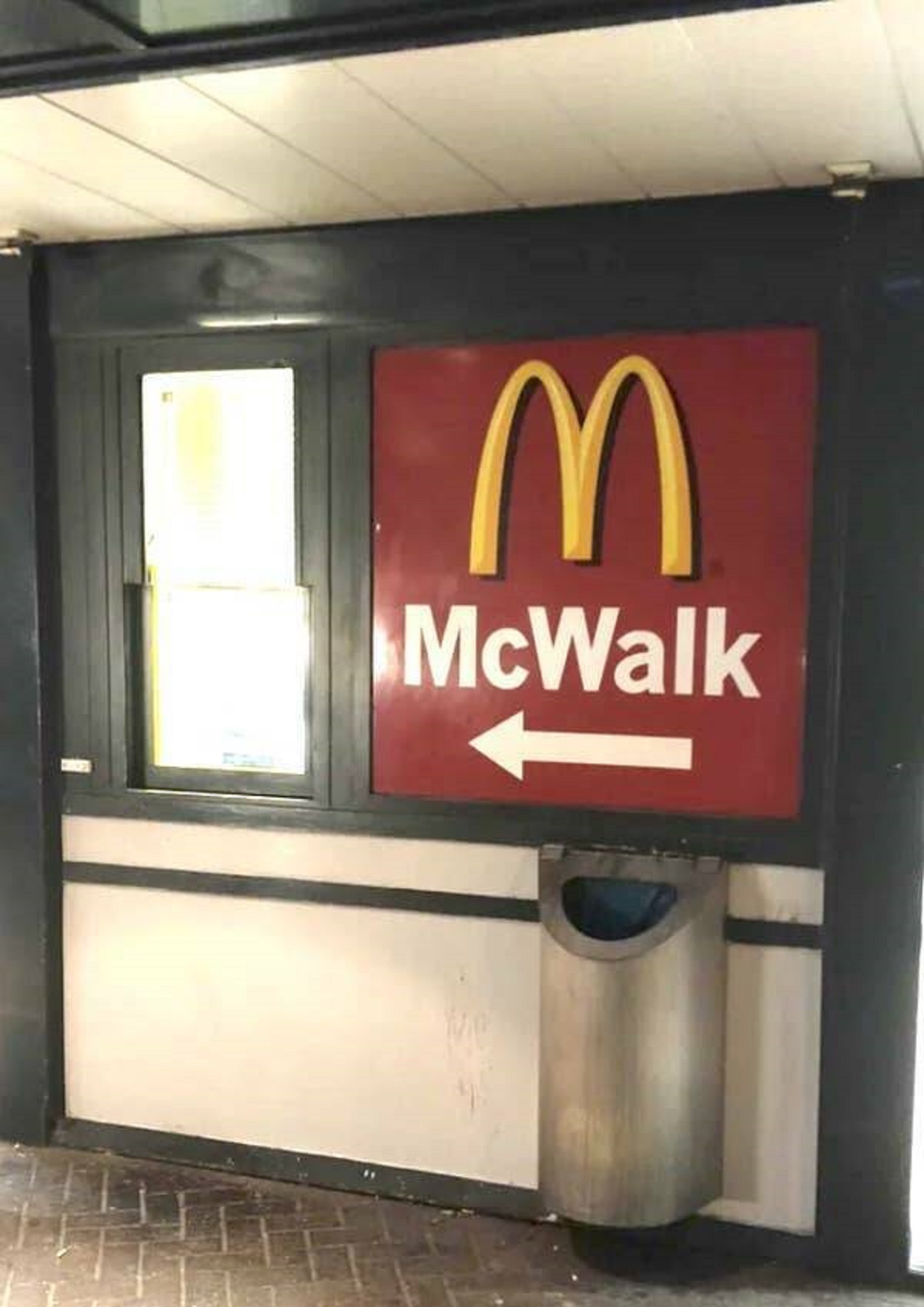 Germany also has a "walk-through" McDonald's for those without cars.