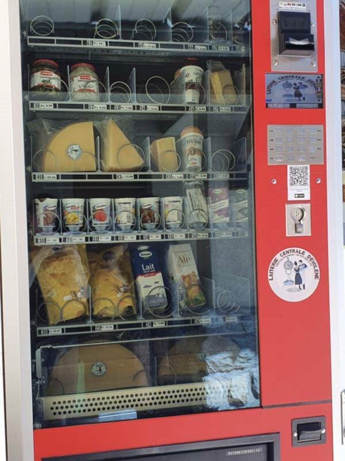 You can get CHEESE out of a vending machine in Switzerland.