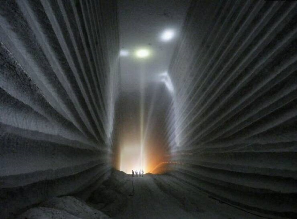 "Inside A Salt Mine In Soledar, Ukraine"