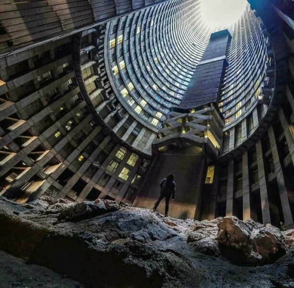 "Ponte City Apartments, Johannesburg, South Africa"