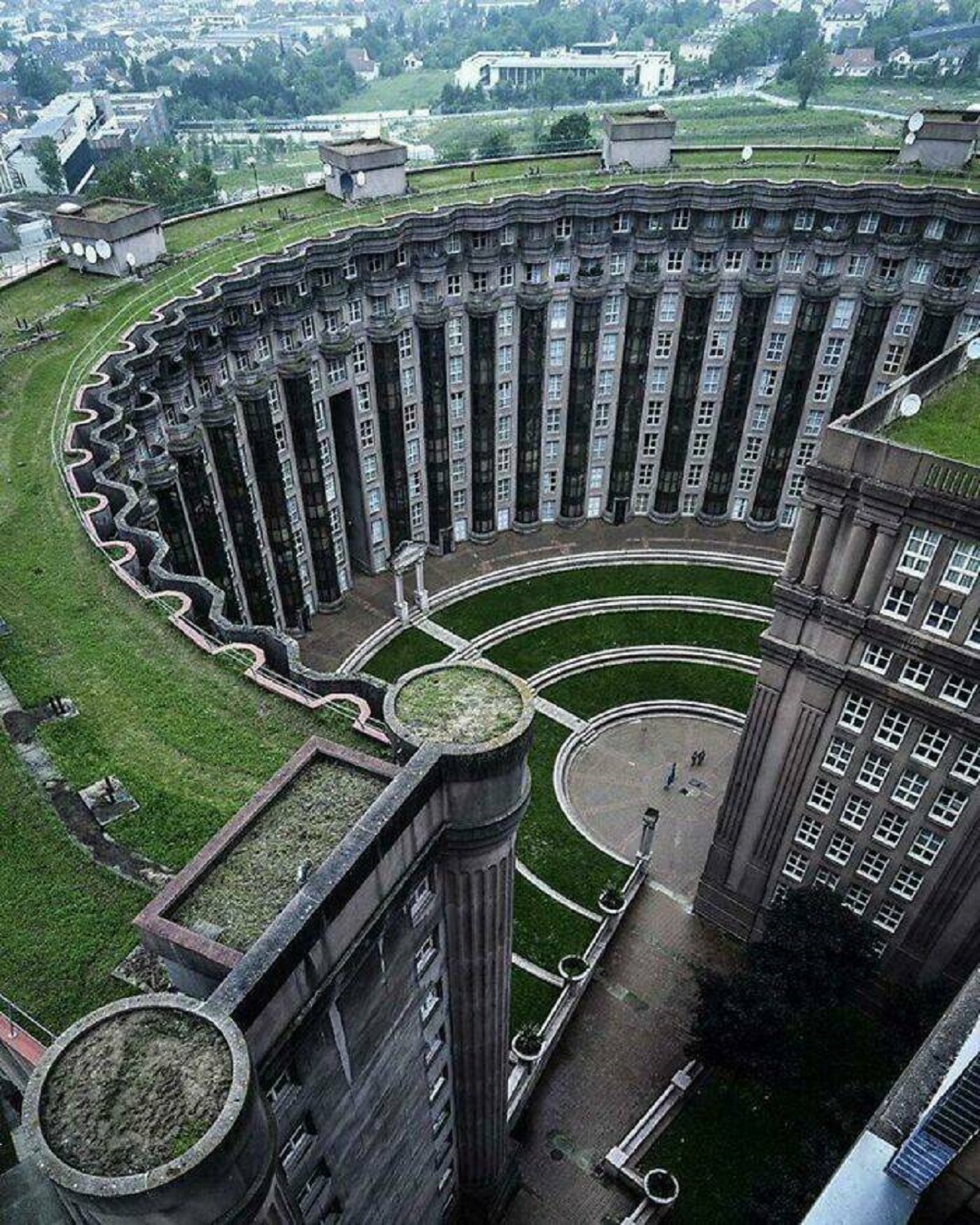 "Constructed From 1978 To 1982 In Noisy-Le-Grand, A Suburb Located Ten Miles East Of Paris, Les Espaces D’abraxas Is A Notable Housing Estate Designed By The Late Catalan Architect Ricardo Bofill, Who Passed Away Last Year"