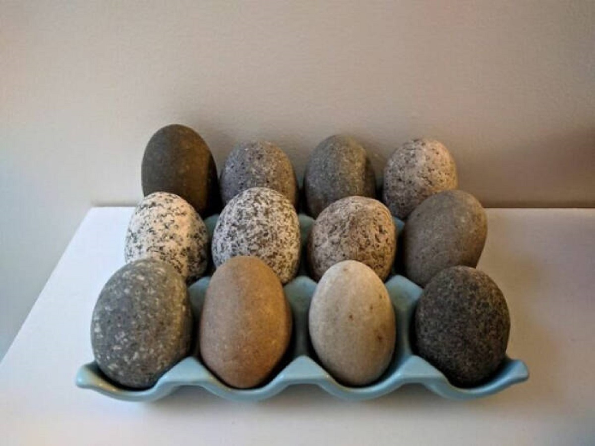 “I collect rocks that look like eggs”