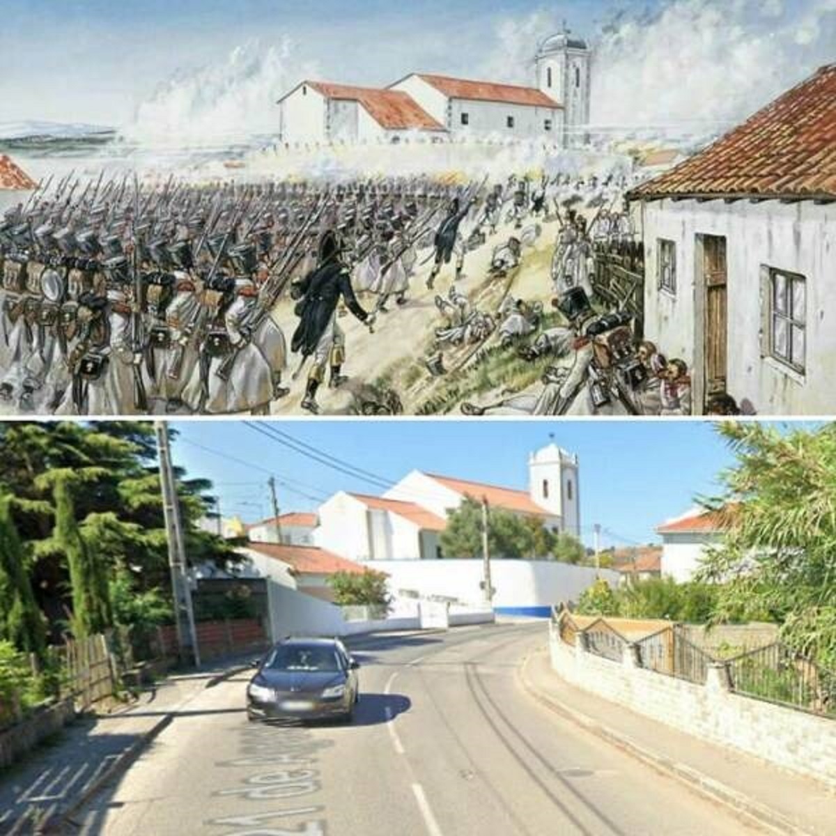Battle Of Vimeiro (Portugal) 1808 By Patrice Courcelle… And Today"