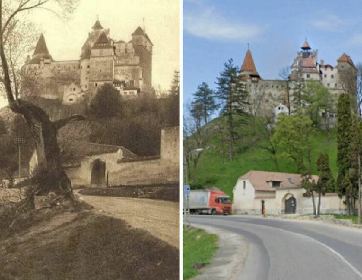 "Bran Castle/Dracula's Castle, Romania (1920s And 2022)"