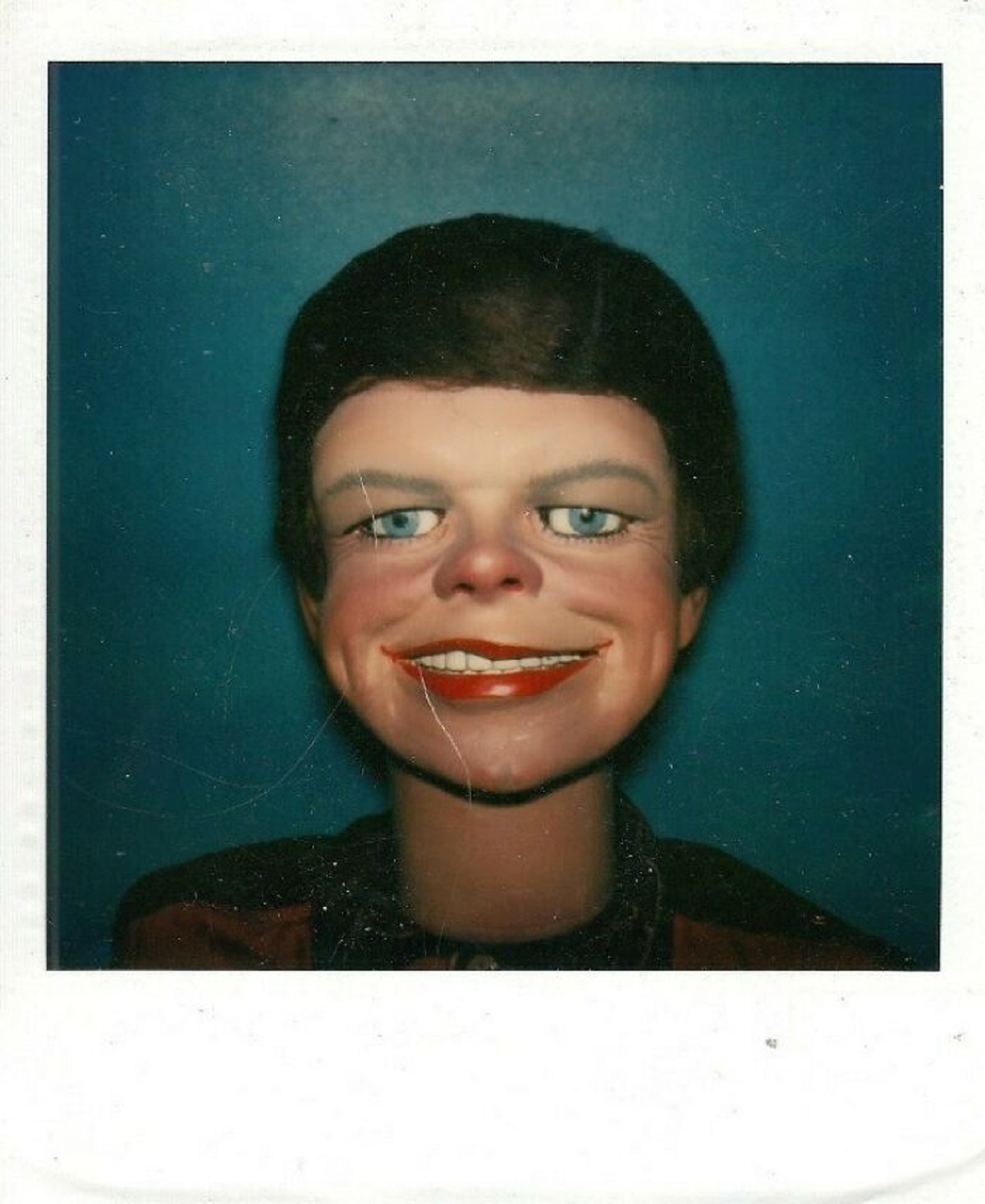 Original Polaroid Of Ventriloquist Head Circa 1975, From Jim Linderman’s Collection