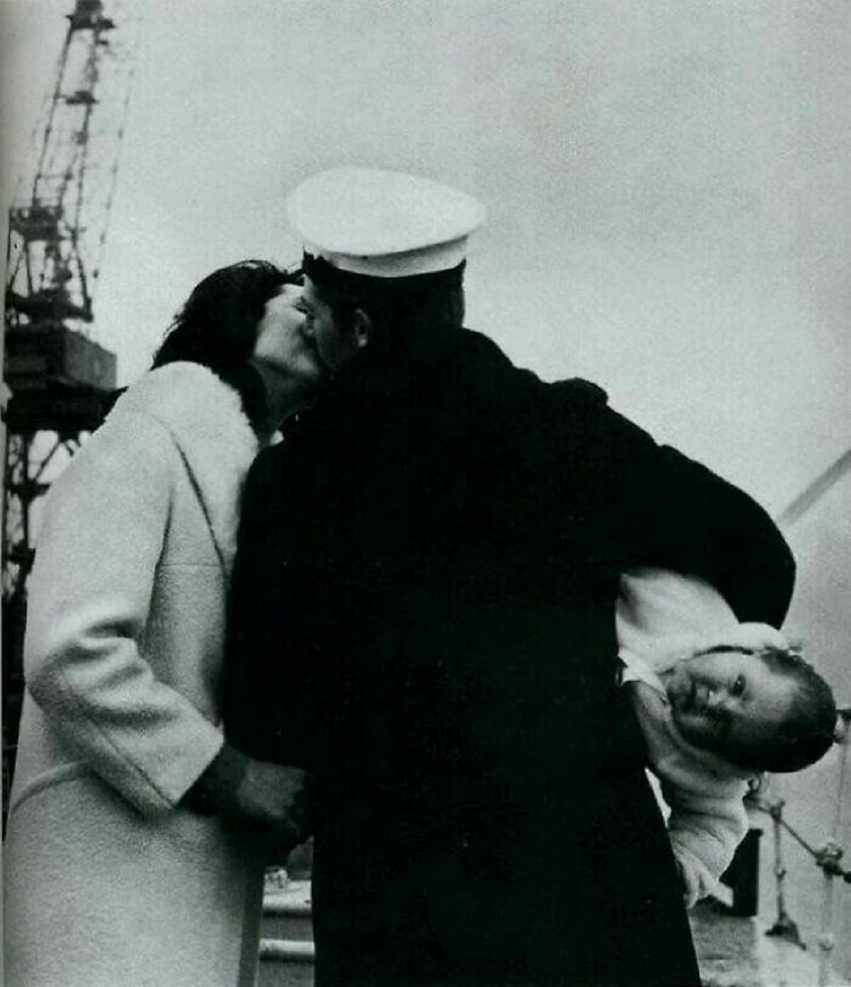 A Sailor "Meets" His Baby For The First Time After Fourteen Months At Sea, 1940s