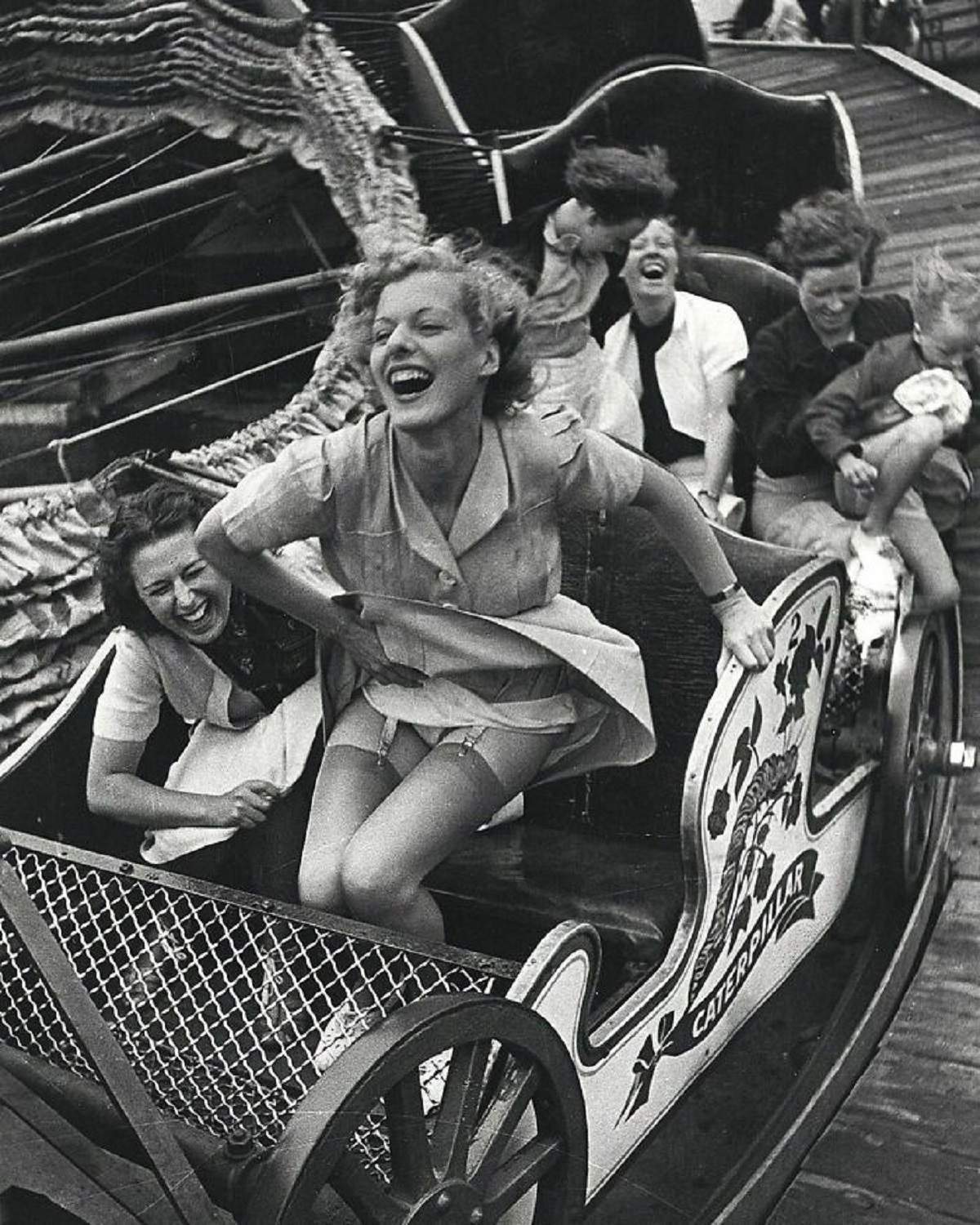 In 1956, British Photographer Grace Robertson Spent The Day With Women Who Drank At A South London Pub On Their Outing To Margate, Kent, England