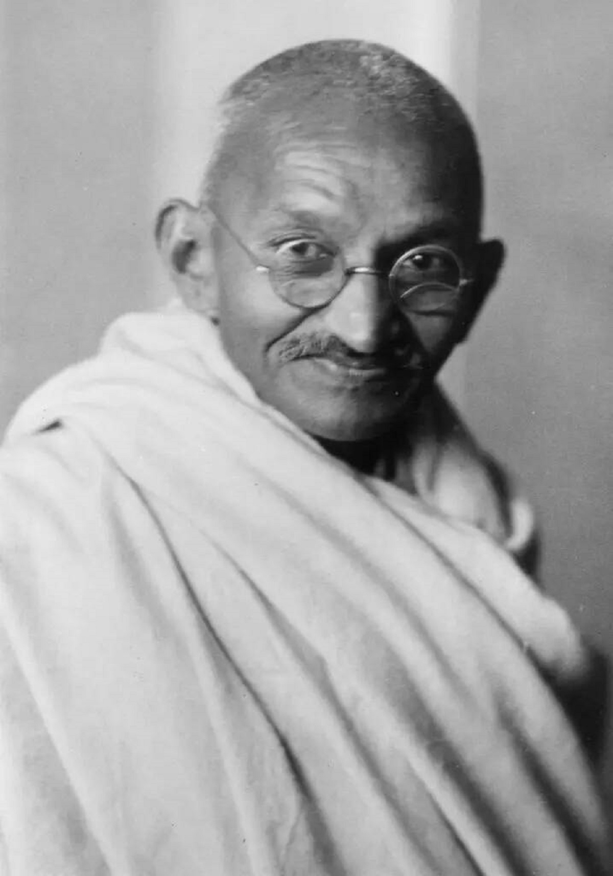 You're, of course, familiar with Mahatma Gandhi...