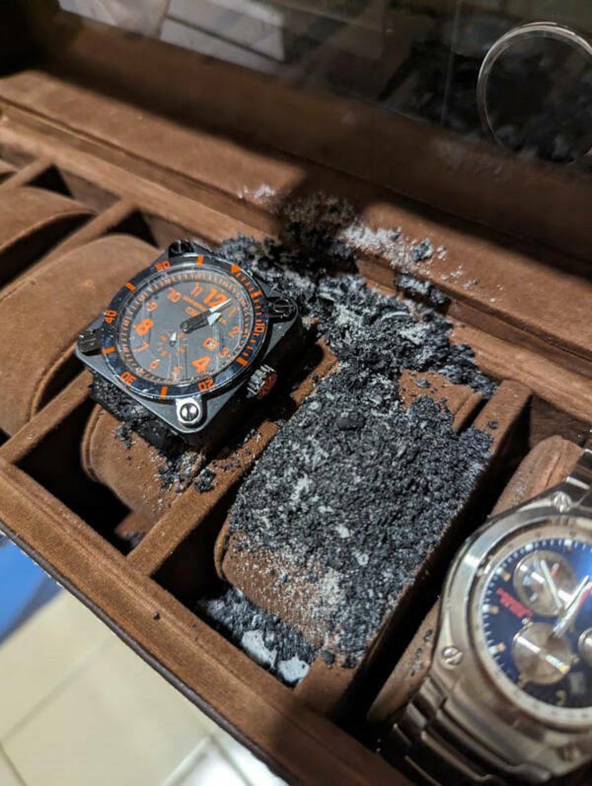 “My rubber watch strap disintegrated after 7 years in storage”