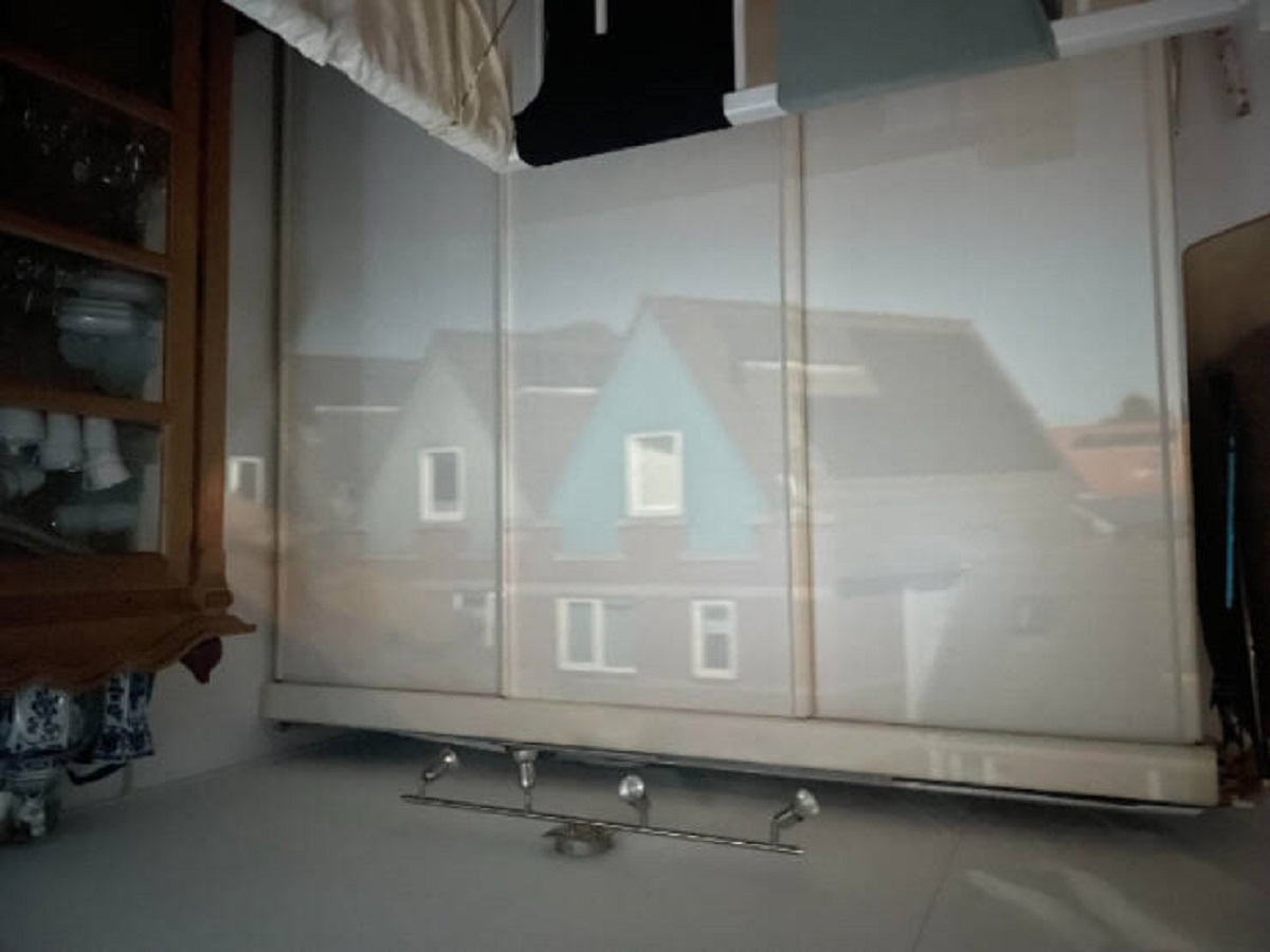 “There is a tiny hole in my attic window which creates this really cool projection. You can actually see colors!”