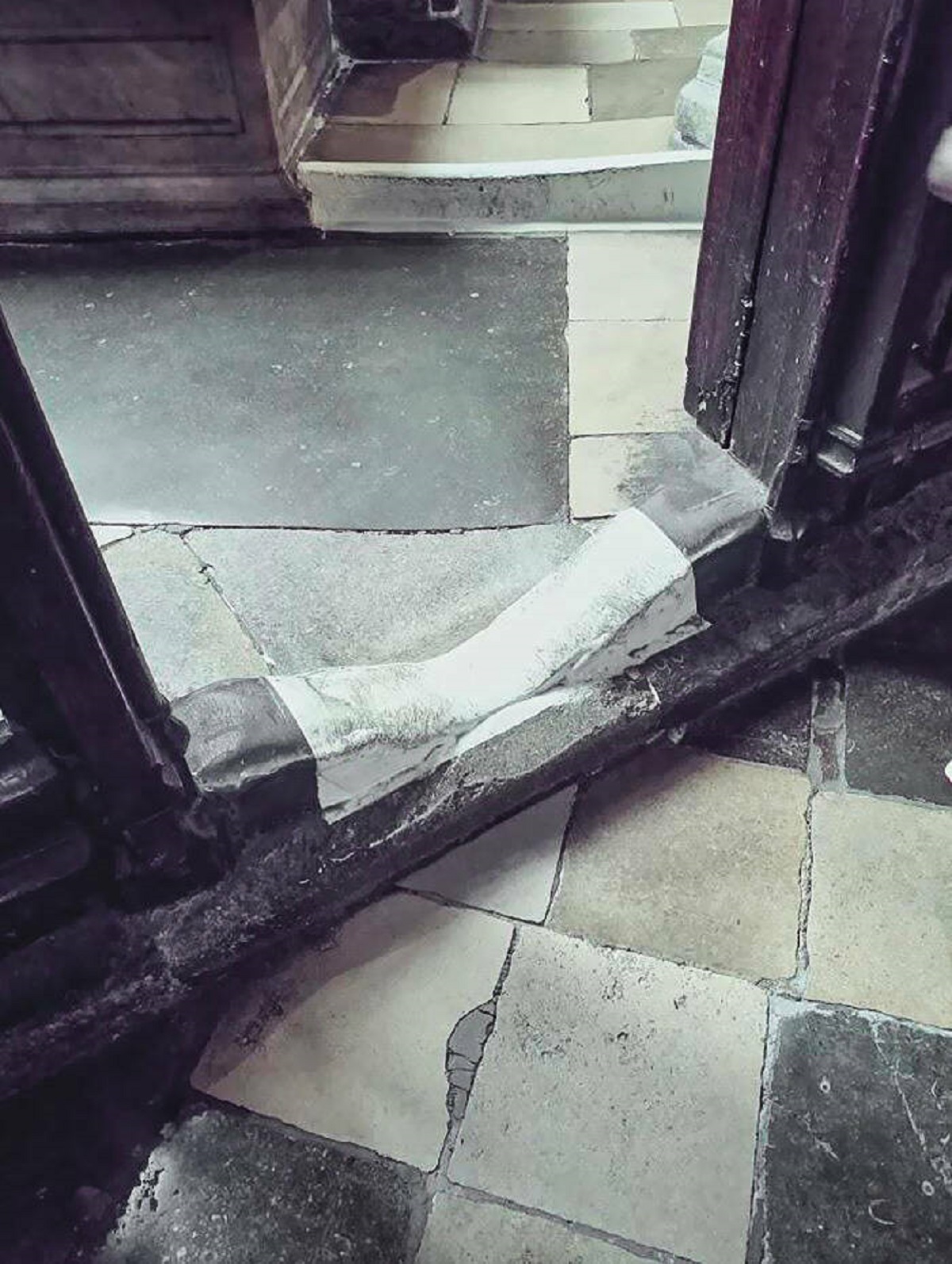 "The Well-Worn Groove On This Step At Westminster Abbey, After 800 Or So Years Of Visitors"