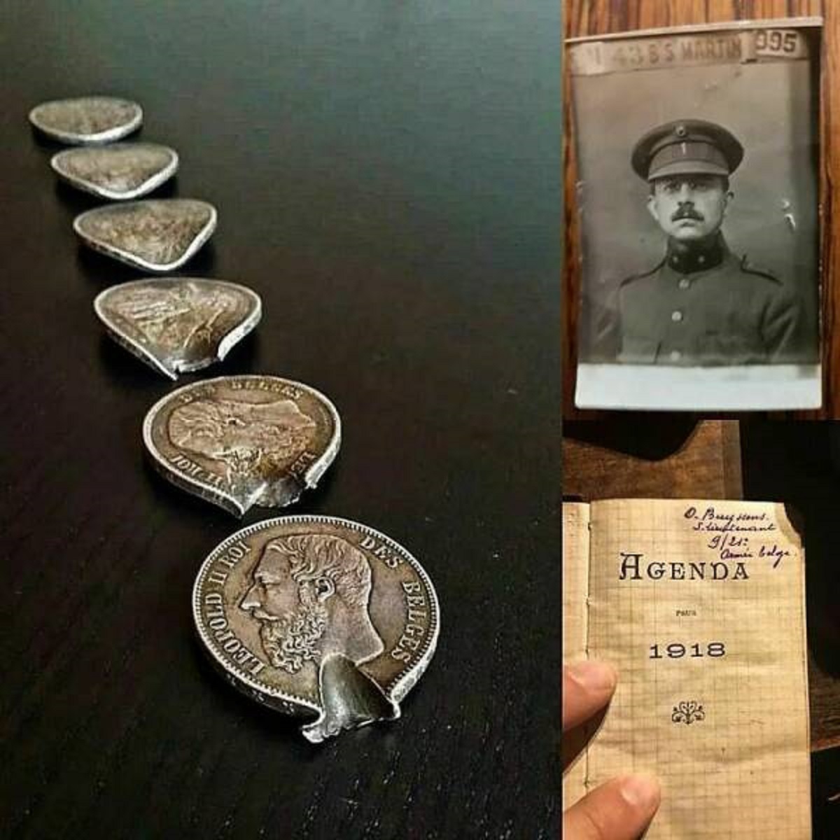"The Coins That Saved A Soldier's Life- At The Beginning Of World War I"