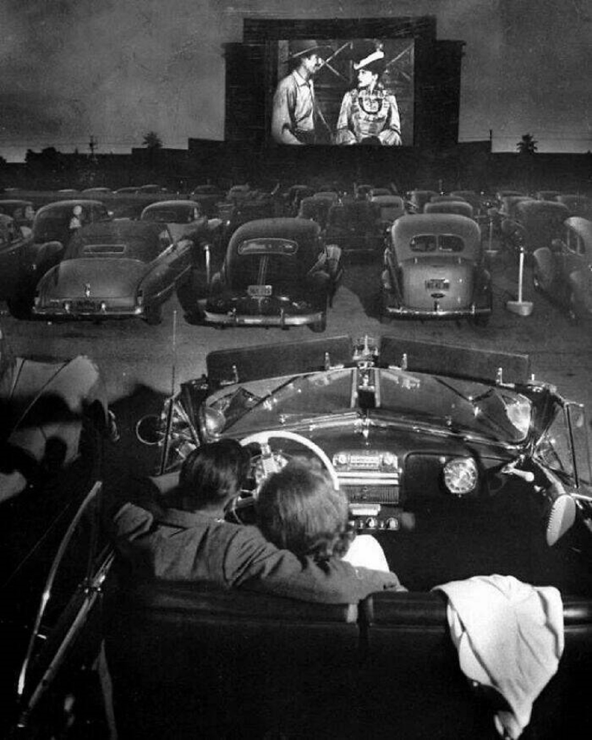 "Drive-In Theater, Los Angeles, 1949"