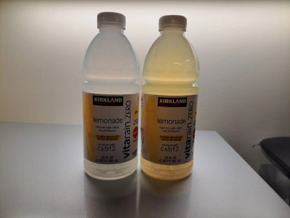 “Same flavor and brand of sports drink bought from two different Costcos have a different color”