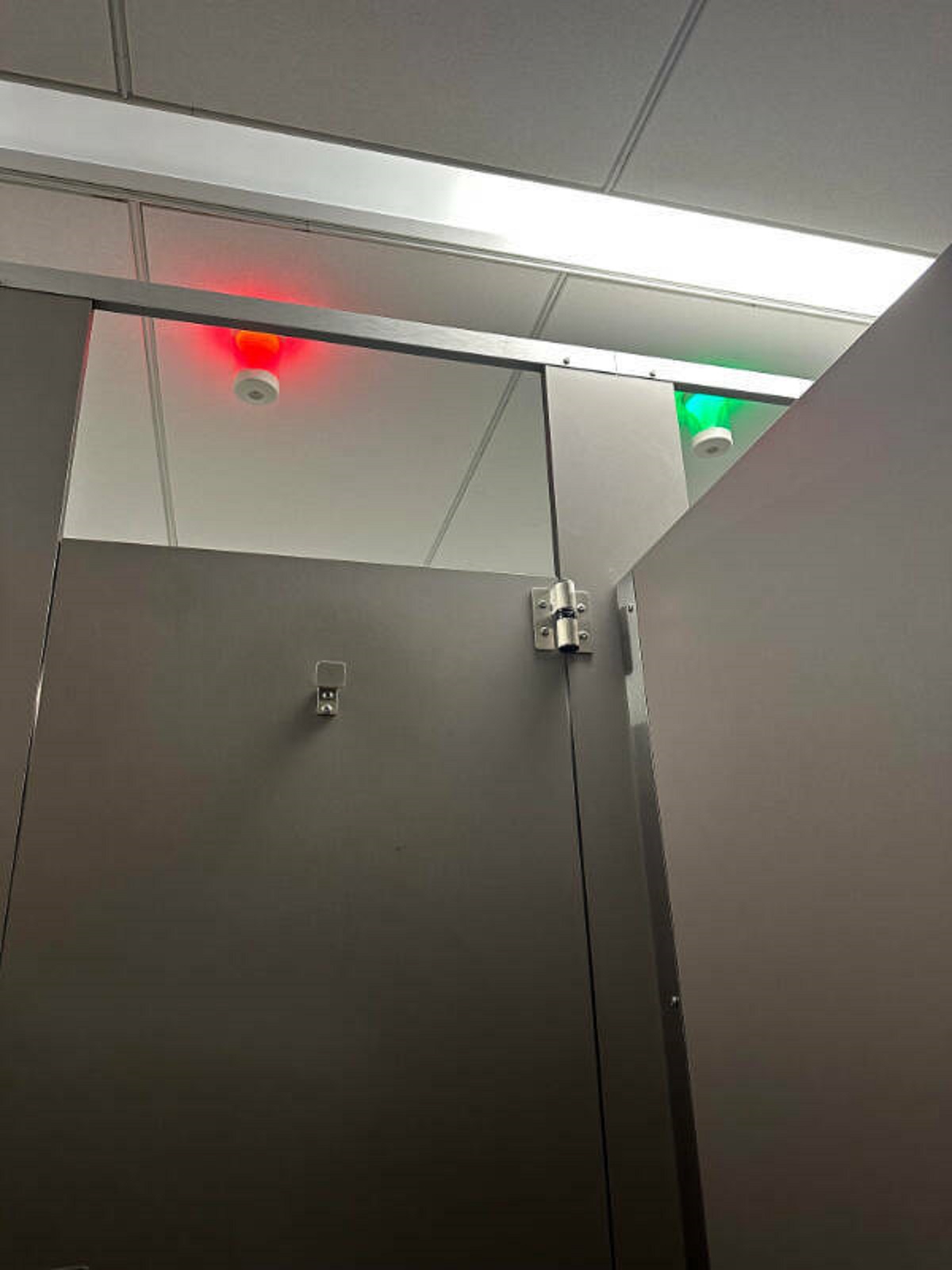 “This Bathroom tells you what stalls are open or not”