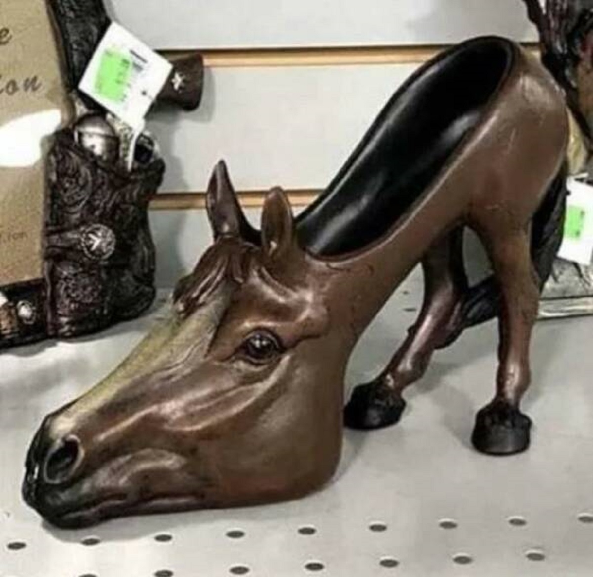 You have to really be into horses to wear something this hiddeous.