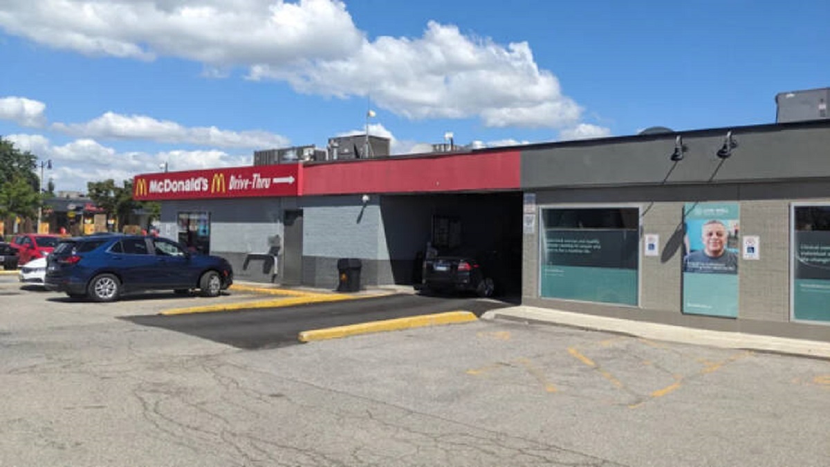 "This McDonald’s literal drive thru."