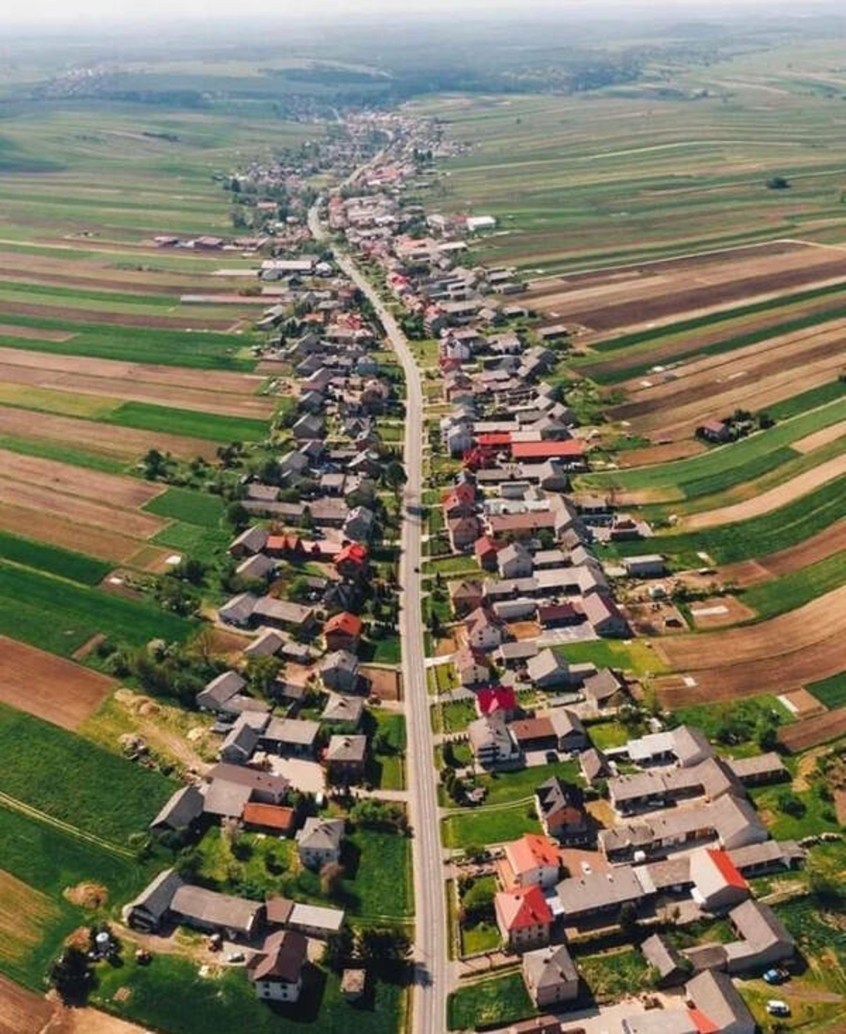 "Suloszowa, Poland – All 5800 residents live on the same street."