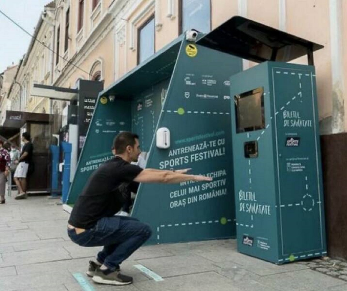 "In Cluj, Romania, You Can Pay For Your Bus Ticket By Doing 20 Squats. Disabled And Elderly People Get To Ride For Free"