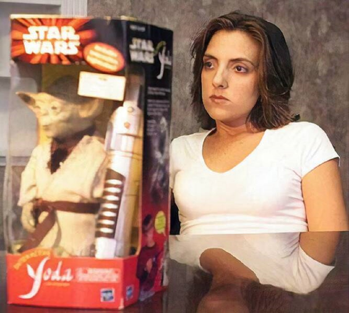 "On April 1, 2001, Hooters Offered Employees The Chance To Win A Toyota As Part Of A Beer Sales Contest"

"One employee called Jodee Beery knocked it out of the park with sales and ended up winning the contest.

But instead of a car, she got a small package with a toy Yoda inside and

Hooters claimed the entire contest was only an April Fools’ joke.

A year later Berry and Gulf Coast Wings, Inc., the corporate owner of the restaurant, ended up with a settlement at court.

Berry cited breach of contract and fraudulent misrepresentation and walked out with an undisclosed sum of money in her pockets.

David Noll, her attorney, was quoted on saying that the amount of money the woman received would allow Jodee to “pick out whatever type of Toyota she wants.”"