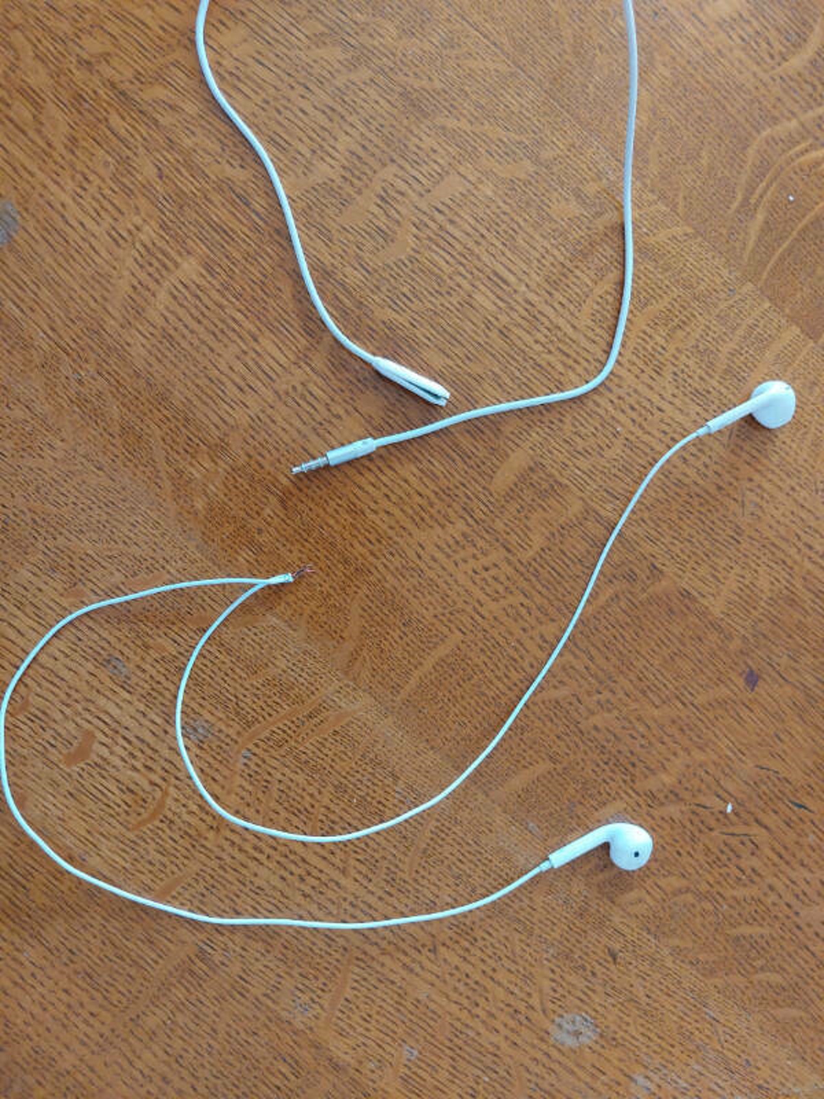 “Managed to rip my headphones in two when I sneezed.”