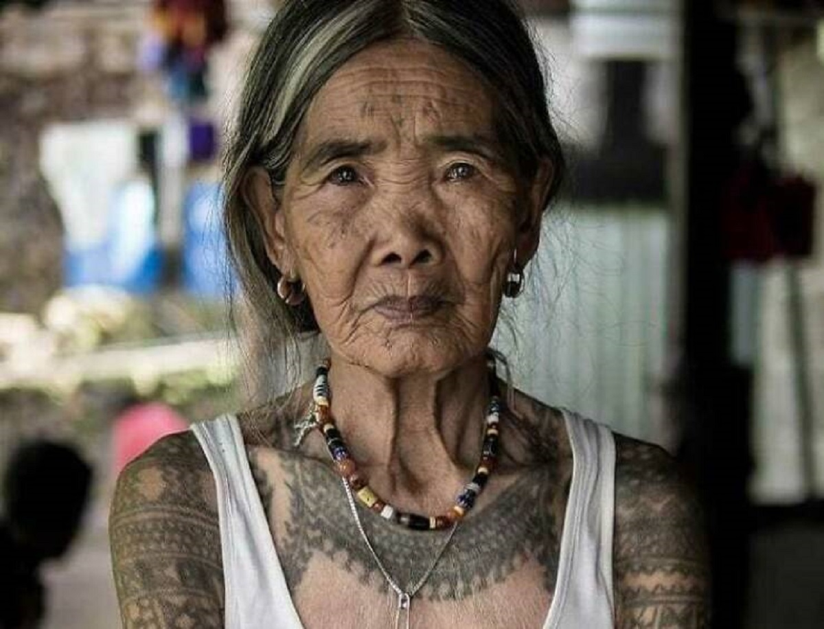 "Whang-Od Oggay Is A Filipina Tattoo Artist. Currently 106 Years Old, She Is The Oldest Known Person To Practice Mambabatok, An Ancient Traditional Form Of Kalinga Tattooing"